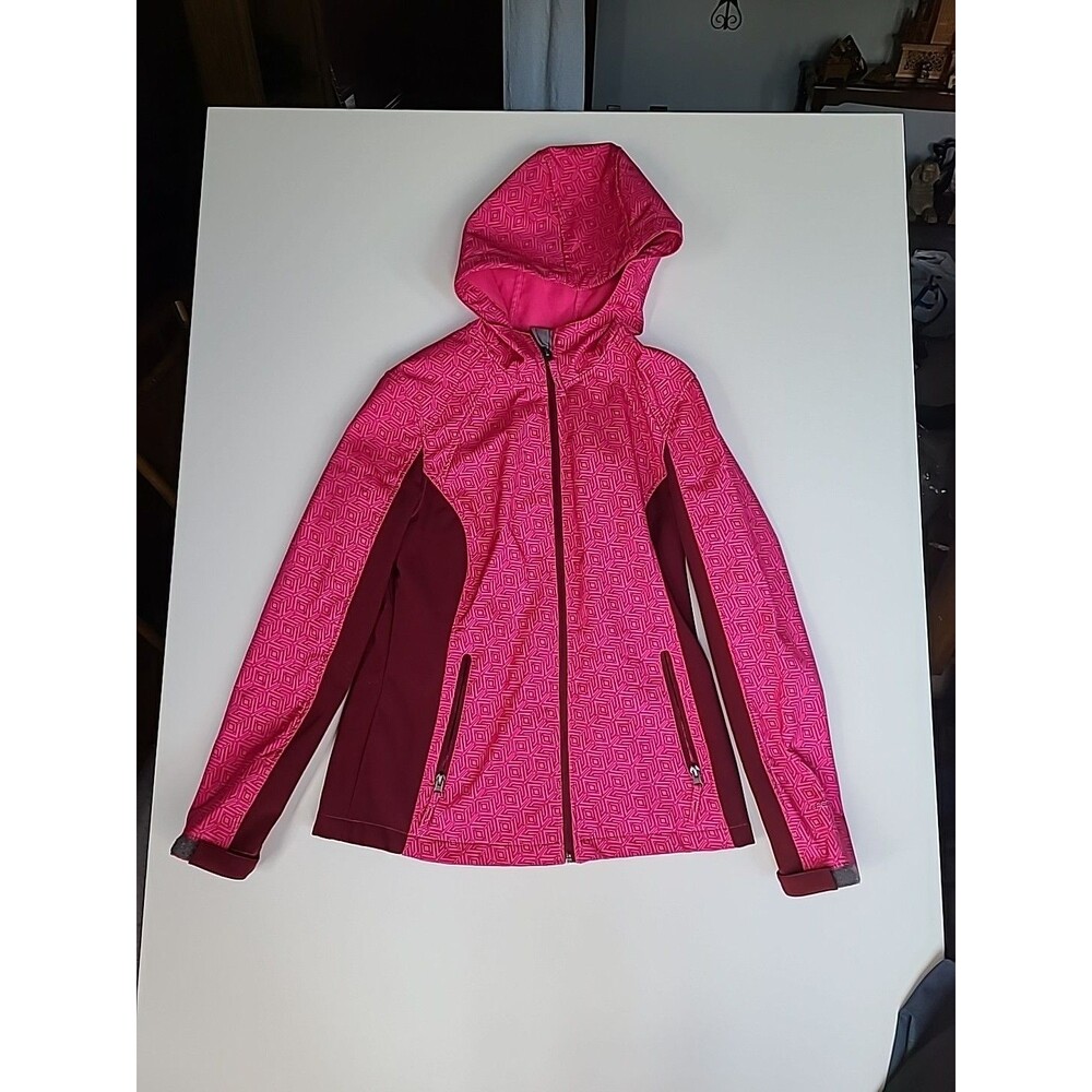 Free Tech Womens S(4-6) Pink Poly/Spandex Hooded Jacket